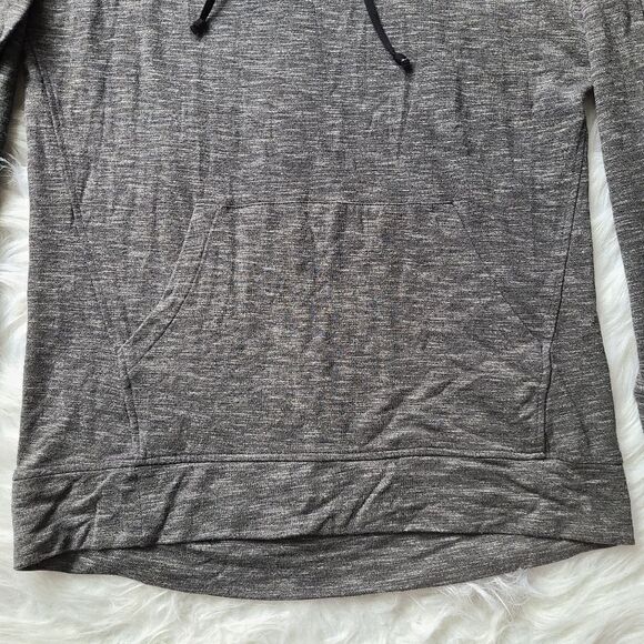 ATHLETA Marled Gray Cowl Neck Sweater Sz Small - Picture 3 of 12